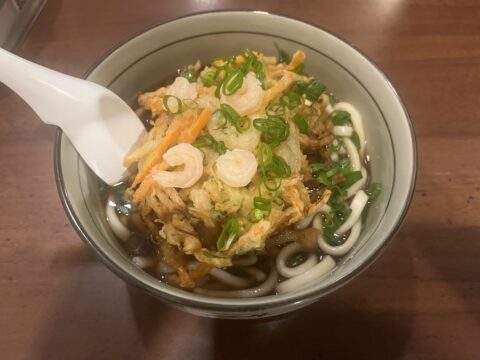 かき揚げうどん